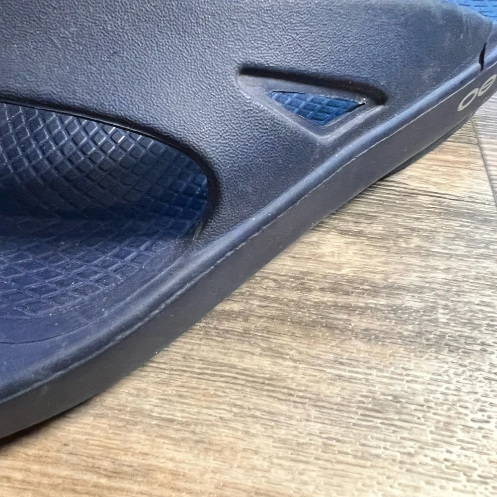 Oofos Blue Sandal- M-9‎ W-11